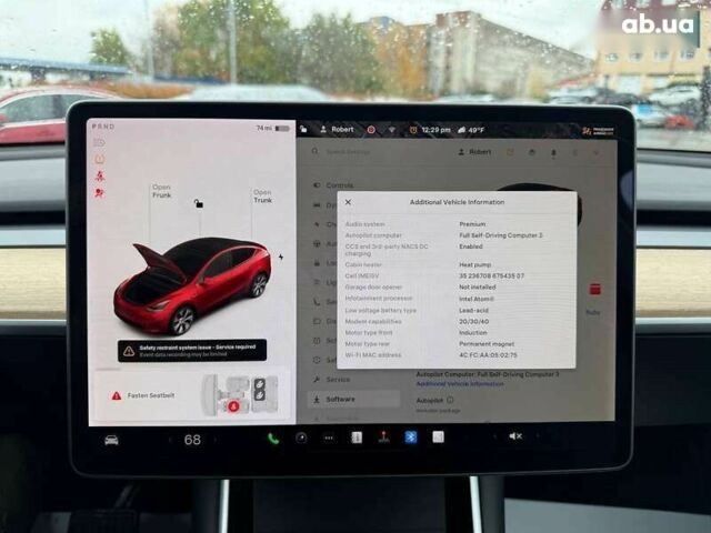 Тесла Model Y, об'ємом двигуна 0 л та пробігом 230 тис. км за 16200 $, фото 25 на Automoto.ua