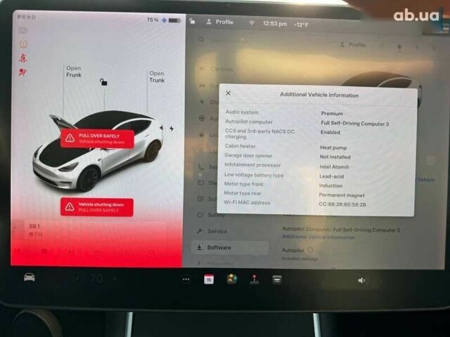 Тесла Model Y, об'ємом двигуна 0 л та пробігом 127 тис. км за 17900 $, фото 13 на Automoto.ua