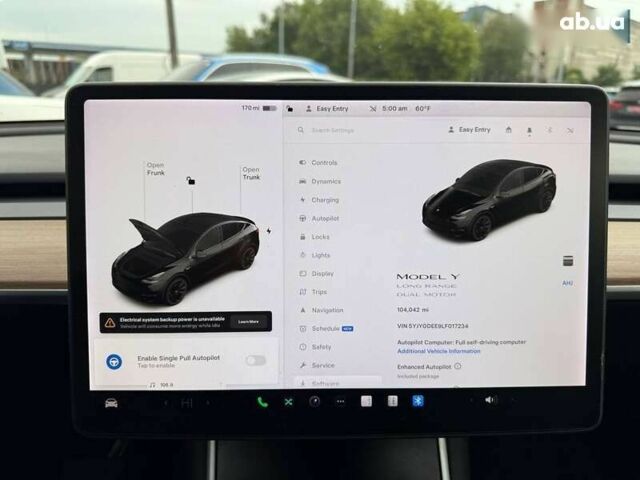Тесла Model Y, объемом двигателя 0 л и пробегом 170 тыс. км за 17200 $, фото 15 на Automoto.ua