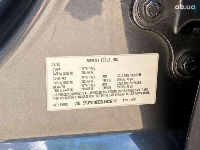 Тесла Model Y, об'ємом двигуна 0 л та пробігом 123 тис. км за 23999 $, фото 23 на Automoto.ua