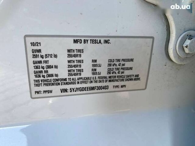 Тесла Model Y, объемом двигателя 0 л и пробегом 54 тыс. км за 21900 $, фото 25 на Automoto.ua