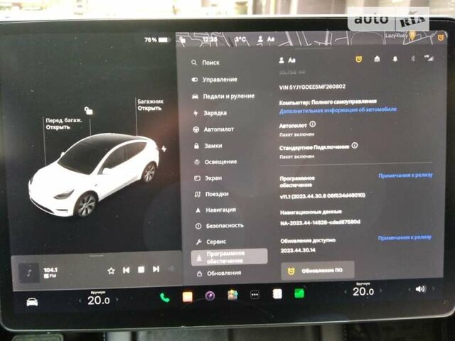 Тесла Model Y, об'ємом двигуна 0 л та пробігом 35 тис. км за 35600 $, фото 19 на Automoto.ua