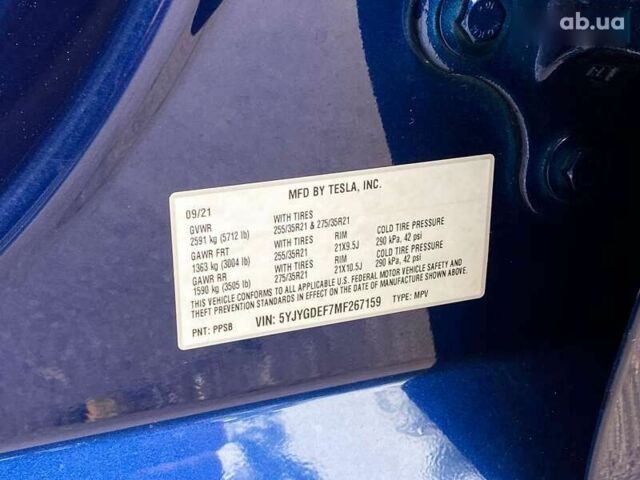 Тесла Model Y 2021 в Киеве на Automoto.ua Тесла Model Y, объемом двигателя 0 л и пробегом 86 тыс. км за 27999 $, фото 25 на Automoto.ua