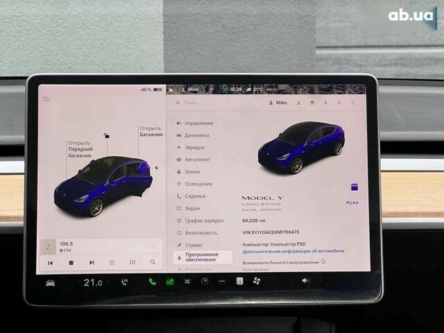 Тесла Model Y, об'ємом двигуна 0 л та пробігом 66 тис. км за 25000 $, фото 21 на Automoto.ua