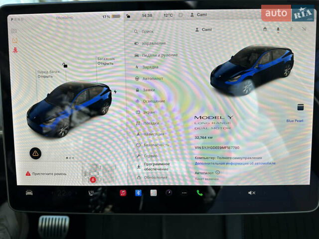 Тесла Model Y, объемом двигателя 0 л и пробегом 34 тыс. км за 29500 $, фото 12 на Automoto.ua