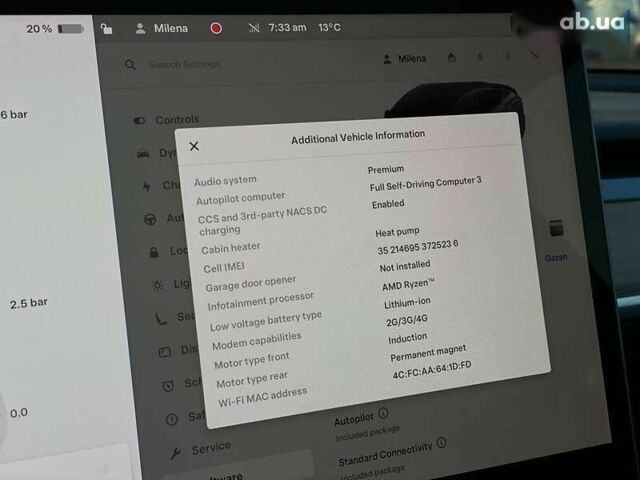 Тесла Model Y, объемом двигателя 0 л и пробегом 66 тыс. км за 28500 $, фото 19 на Automoto.ua