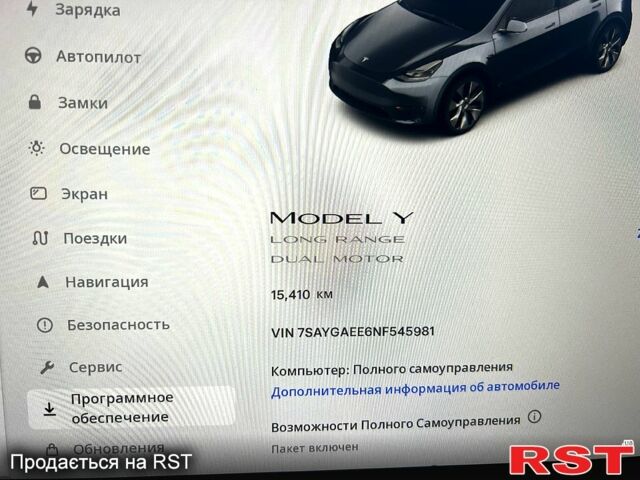 Тесла Model Y, объемом двигателя 0 л и пробегом 15 тыс. км за 42500 $, фото 8 на Automoto.ua