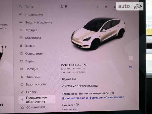 Тесла Model Y, объемом двигателя 0 л и пробегом 48 тыс. км за 31900 $, фото 14 на Automoto.ua