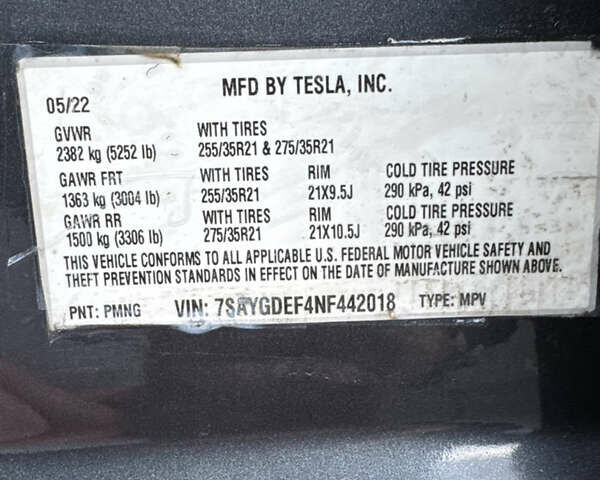 Тесла Model Y 2022 в Львове на Automoto.ua Тесла Model Y, объемом двигателя 0 л и пробегом 88 тыс. км за 26900 $, фото 35 на Automoto.ua