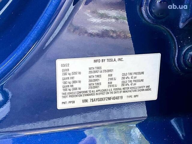 Тесла Model Y 2022 в Киеве на Automoto.ua Тесла Model Y, объемом двигателя 0 л и пробегом 92 тыс. км за 31999 $, фото 26 на Automoto.ua