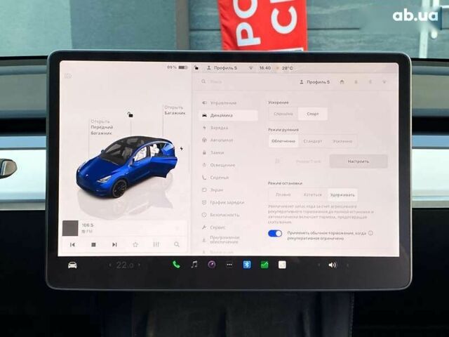 Тесла Model Y 2022 в Киеве на Automoto.ua Тесла Model Y, объемом двигателя 0 л и пробегом 92 тыс. км за 31999 $, фото 18 на Automoto.ua