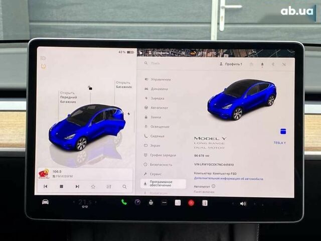 Тесла Model Y 2022 в Киеве на Automoto.ua Тесла Model Y, объемом двигателя 0 л и пробегом 97 тыс. км за 32999 $, фото 20 на Automoto.ua