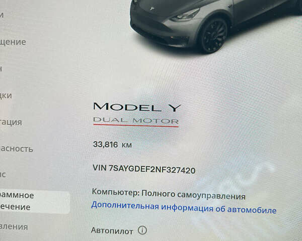 Тесла Model Y, объемом двигателя 0 л и пробегом 34 тыс. км за 35000 $, фото 7 на Automoto.ua