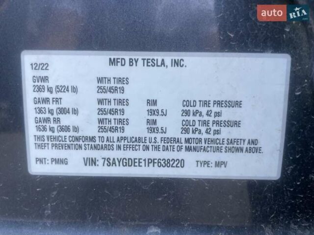 Тесла Model Y, об'ємом двигуна 0 л та пробігом 28 тис. км за 20500 $, фото 7 на Automoto.ua