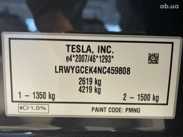 Тесла Model Y, объемом двигателя 0 л и пробегом 12 тыс. км за 56236 $, фото 11 на Automoto.ua
