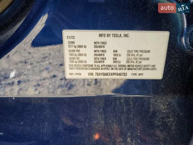 Тесла Model Y, об'ємом двигуна 0 л та пробігом 9 тис. км за 12800 $, фото 11 на Automoto.ua