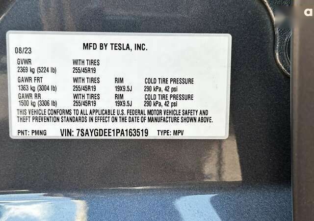 Тесла Model Y, об'ємом двигуна 0 л та пробігом 23 тис. км за 34999 $, фото 23 на Automoto.ua