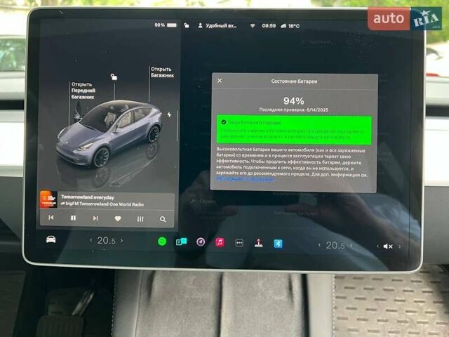 Тесла Model Y, объемом двигателя 0 л и пробегом 21 тыс. км за 27900 $, фото 1 на Automoto.ua