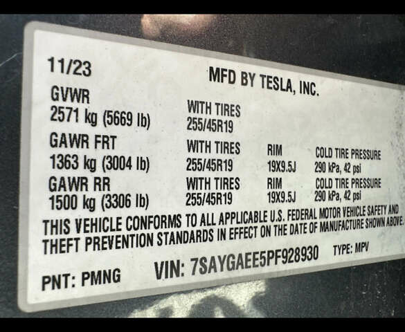 Тесла Model Y, объемом двигателя 0 л и пробегом 44 тыс. км за 21000 $, фото 10 на Automoto.ua