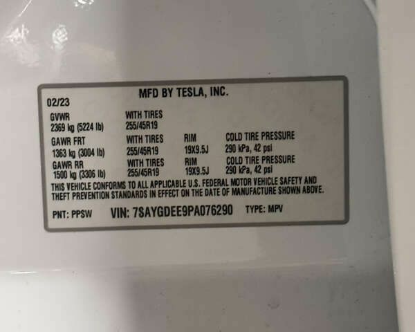 Тесла Model Y, об'ємом двигуна 0 л та пробігом 40 тис. км за 29500 $, фото 3 на Automoto.ua