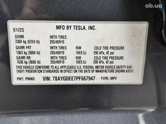 Тесла Model Y, объемом двигателя 0 л и пробегом 38 тыс. км за 28500 $, фото 6 на Automoto.ua