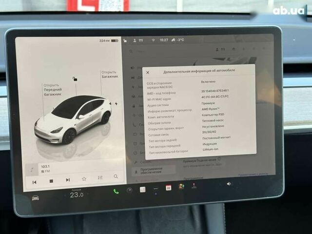 Тесла Model Y, объемом двигателя 0 л и пробегом 36 тыс. км за 33999 $, фото 21 на Automoto.ua