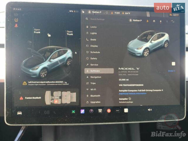Тесла Model Y, объемом двигателя 0 л и пробегом 36 тыс. км за 19800 $, фото 5 на Automoto.ua