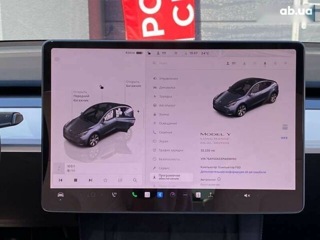 Тесла Model Y, объемом двигателя 0 л и пробегом 32 тыс. км за 32999 $, фото 23 на Automoto.ua