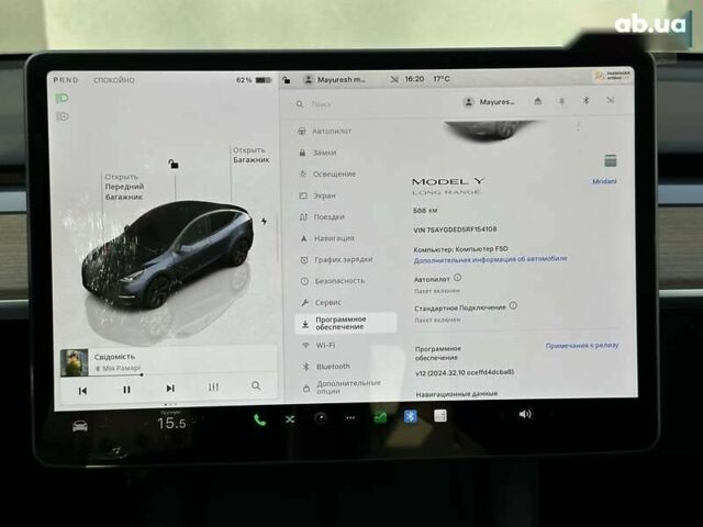 Тесла Model Y, объемом двигателя 0 л и пробегом 1 тыс. км за 32999 $, фото 16 на Automoto.ua