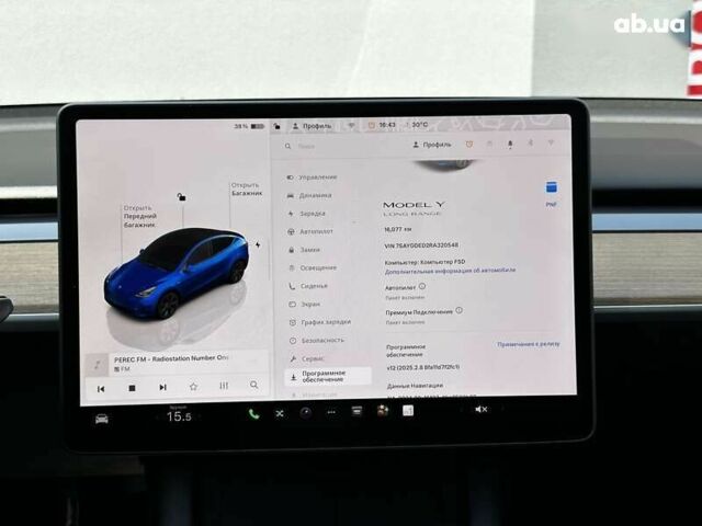 Тесла Model Y, объемом двигателя 0 л и пробегом 16 тыс. км за 31500 $, фото 17 на Automoto.ua