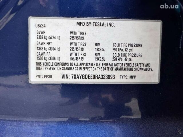 Тесла Model Y, объемом двигателя 0 л и пробегом 11 тыс. км за 27500 $, фото 11 на Automoto.ua