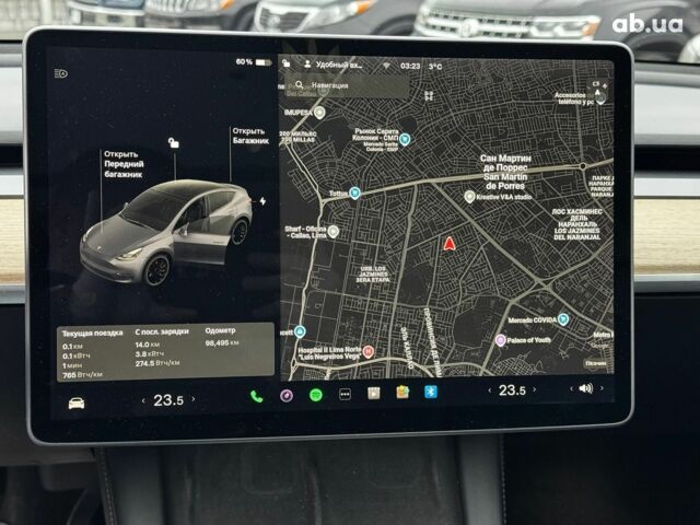 Серый Тесла Model Y, объемом двигателя 0 л и пробегом 98 тыс. км за 29490 $, фото 15 на Automoto.ua