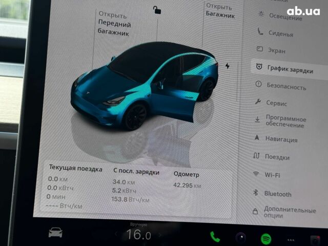 Сірий Тесла Model Y, об'ємом двигуна 0 л та пробігом 42 тис. км за 31490 $, фото 11 на Automoto.ua