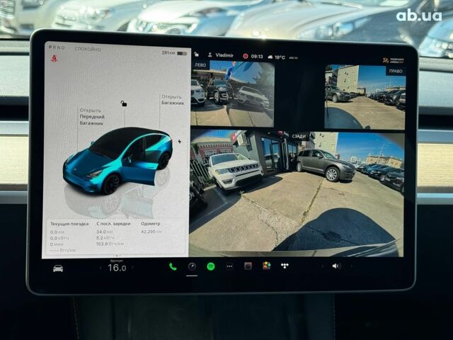 Сірий Тесла Model Y, об'ємом двигуна 0 л та пробігом 42 тис. км за 31490 $, фото 15 на Automoto.ua