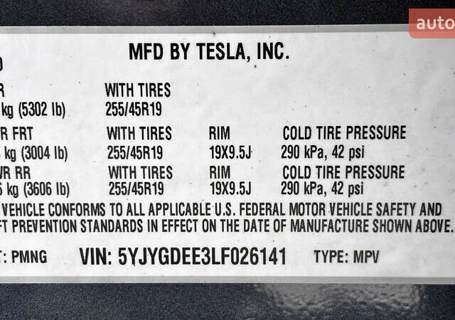 Серый Тесла Model Y, объемом двигателя 0 л и пробегом 110 тыс. км за 22500 $, фото 8 на Automoto.ua