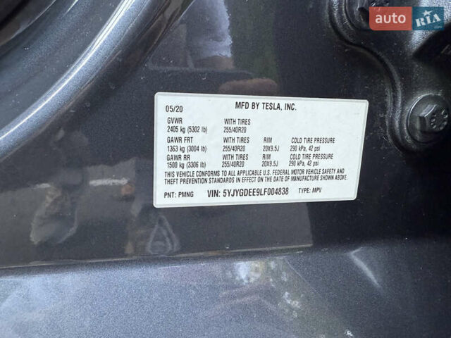 Серый Тесла Model Y, объемом двигателя 0 л и пробегом 61 тыс. км за 23200 $, фото 15 на Automoto.ua