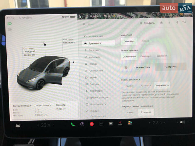 Серый Тесла Model Y, объемом двигателя 0 л и пробегом 12 тыс. км за 28500 $, фото 31 на Automoto.ua