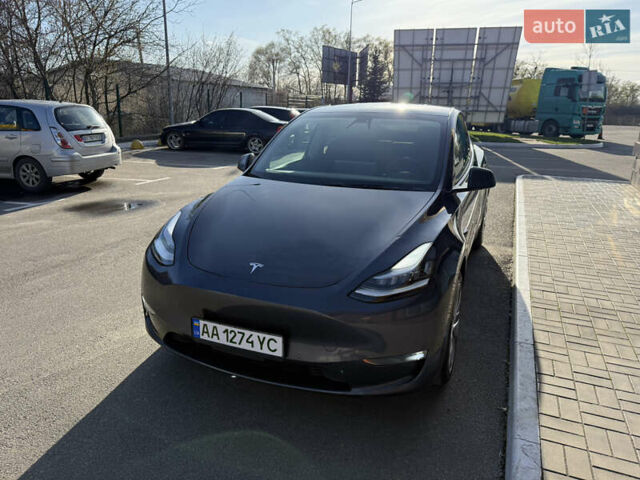 Серый Тесла Model Y, объемом двигателя 0 л и пробегом 59 тыс. км за 22300 $, фото 14 на Automoto.ua