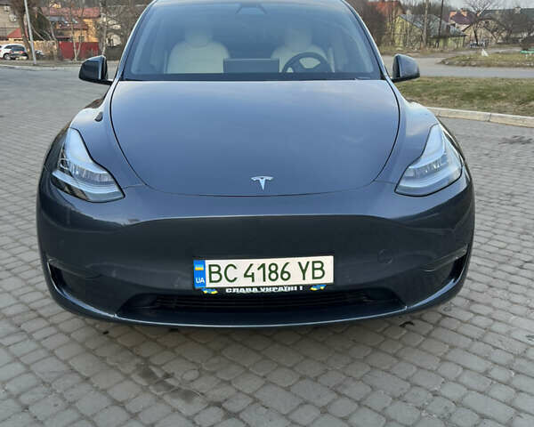 Серый Тесла Model Y, объемом двигателя 0 л и пробегом 60 тыс. км за 24200 $, фото 1 на Automoto.ua