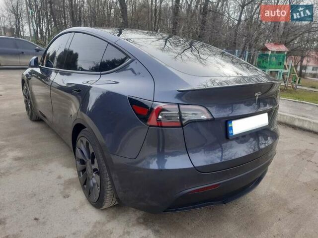 Серый Тесла Model Y, объемом двигателя 0 л и пробегом 48 тыс. км за 24900 $, фото 60 на Automoto.ua