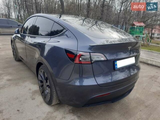 Серый Тесла Model Y, объемом двигателя 0 л и пробегом 48 тыс. км за 28500 $, фото 60 на Automoto.ua