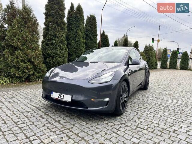 Тесла Model Y 2020 у Києві на Automoto.ua Сірий Тесла Model Y, об'ємом двигуна 0 л та пробігом 95 тис. км за 22700 $, фото 1 на Automoto.ua