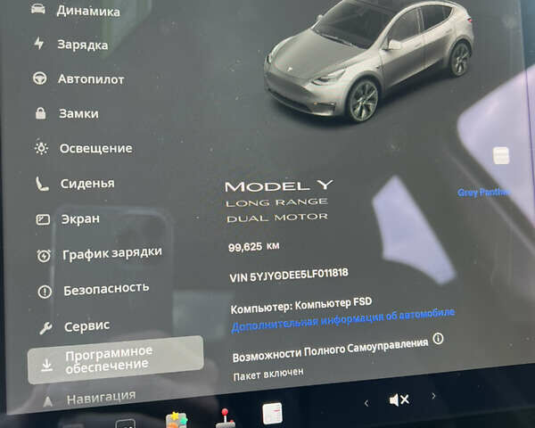 Серый Тесла Model Y, объемом двигателя 0 л и пробегом 99 тыс. км за 22300 $, фото 14 на Automoto.ua