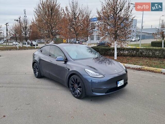 Серый Тесла Model Y, объемом двигателя 0 л и пробегом 100 тыс. км за 23500 $, фото 2 на Automoto.ua