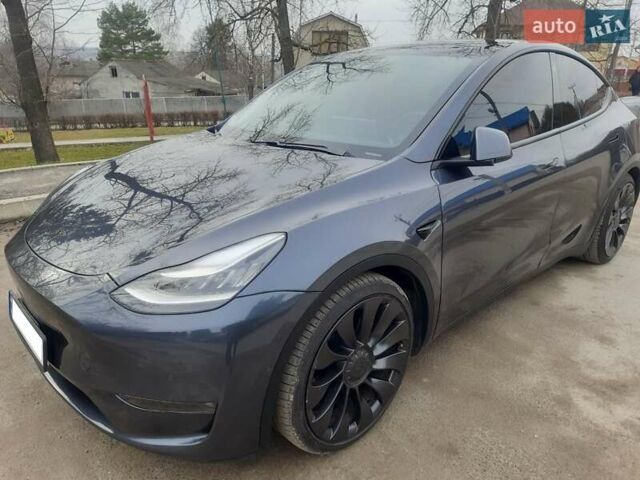 Серый Тесла Model Y, объемом двигателя 0 л и пробегом 48 тыс. км за 28500 $, фото 50 на Automoto.ua