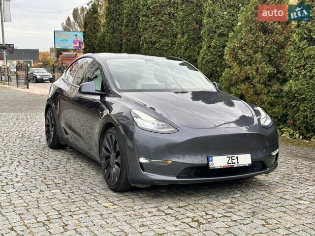 Тесла Model Y 2020 у Києві на Automoto.ua Сірий Тесла Model Y, об'ємом двигуна 0 л та пробігом 95 тис. км за 22700 $, фото 12 на Automoto.ua