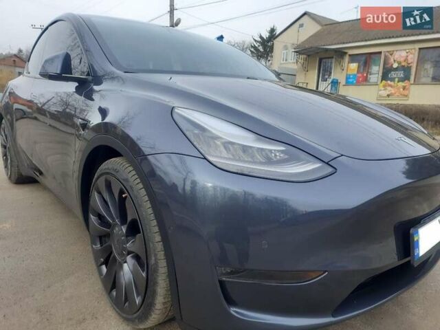 Серый Тесла Model Y, объемом двигателя 0 л и пробегом 48 тыс. км за 28500 $, фото 70 на Automoto.ua