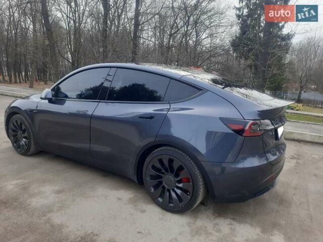 Серый Тесла Model Y, объемом двигателя 0 л и пробегом 48 тыс. км за 24900 $, фото 75 на Automoto.ua