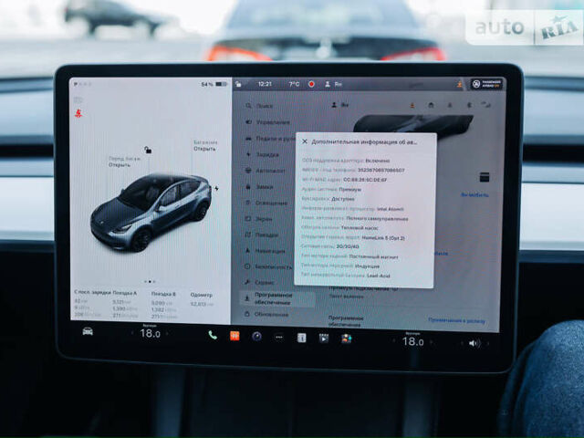 Серый Тесла Model Y, объемом двигателя 0 л и пробегом 52 тыс. км за 28200 $, фото 19 на Automoto.ua
