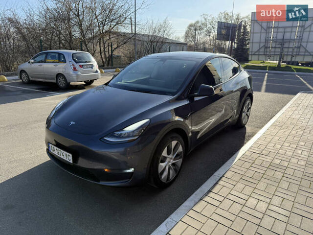 Серый Тесла Model Y, объемом двигателя 0 л и пробегом 59 тыс. км за 22300 $, фото 13 на Automoto.ua